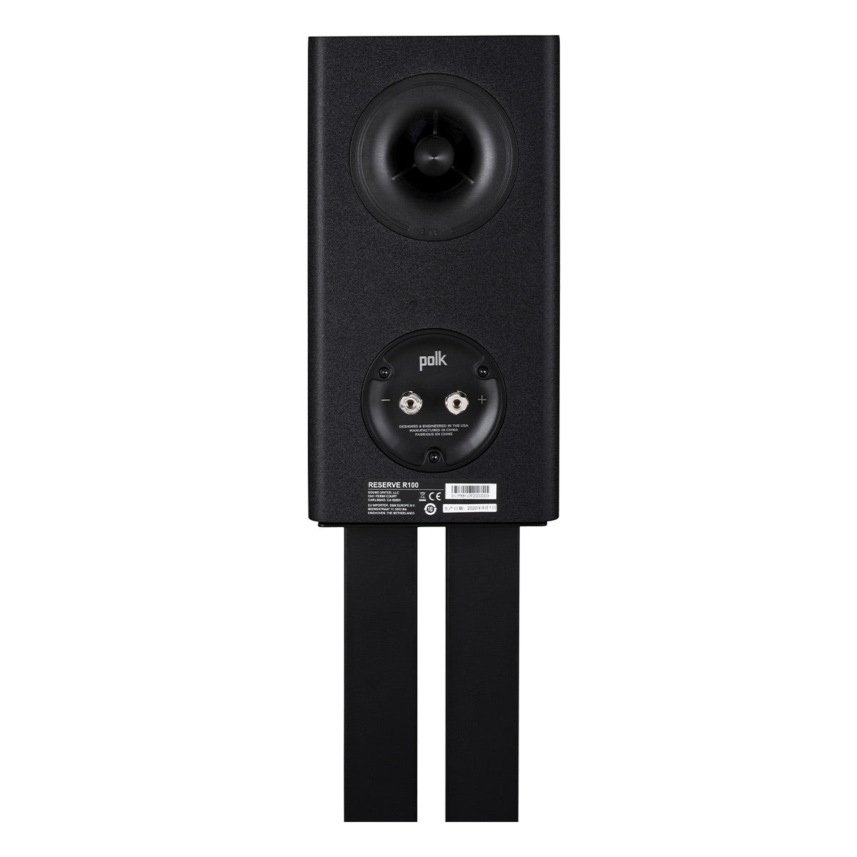 Polk Audio Reserve R100 Bookshelf Speaker Cable Bundle (Black)