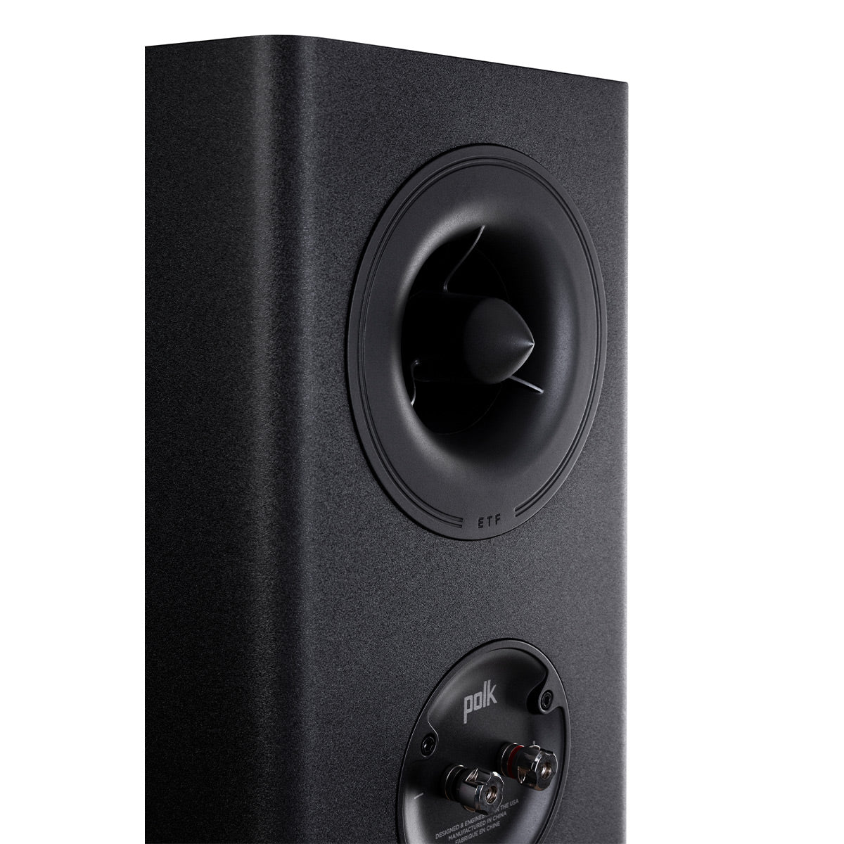 Polk Audio Reserve 200 Bookshelf Speaker Pair with 14 Gauge Speaker Wire - 50 Feet (Black)