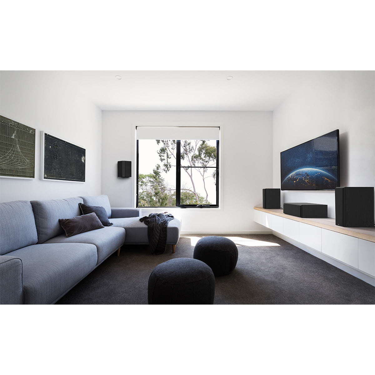 Klipsch Reference Premiere RP-6000F II 5.1 Dolby Atmos Home Theater System (Ebony)