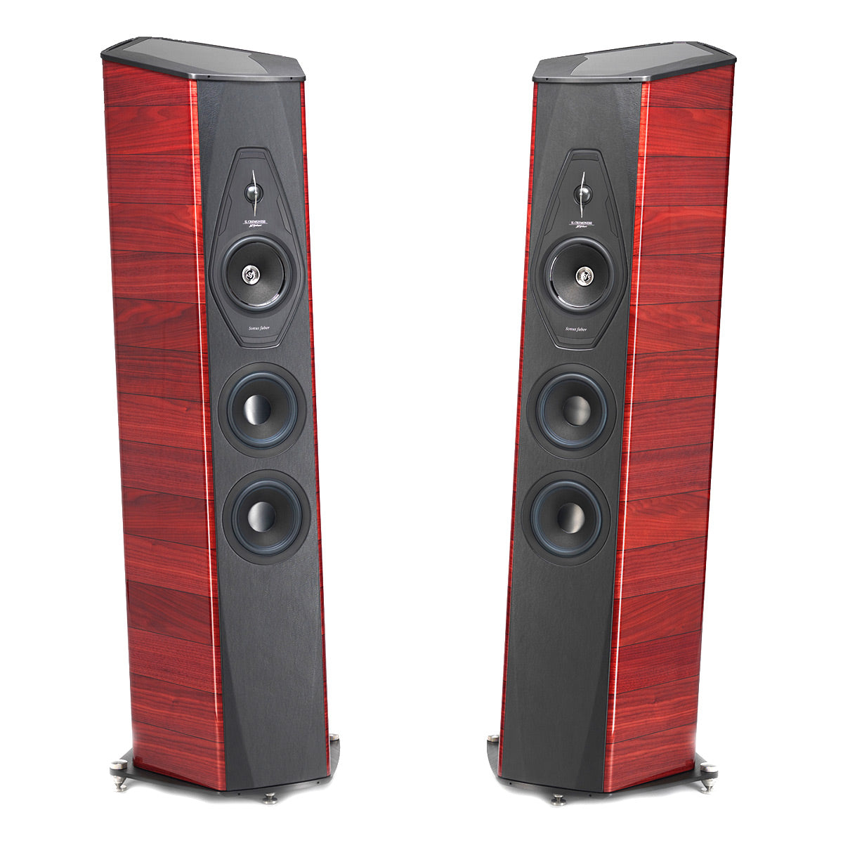 Sonus faber Il Cremonese High Resolution Floorstanding Loudspeakers - Pair (Red)