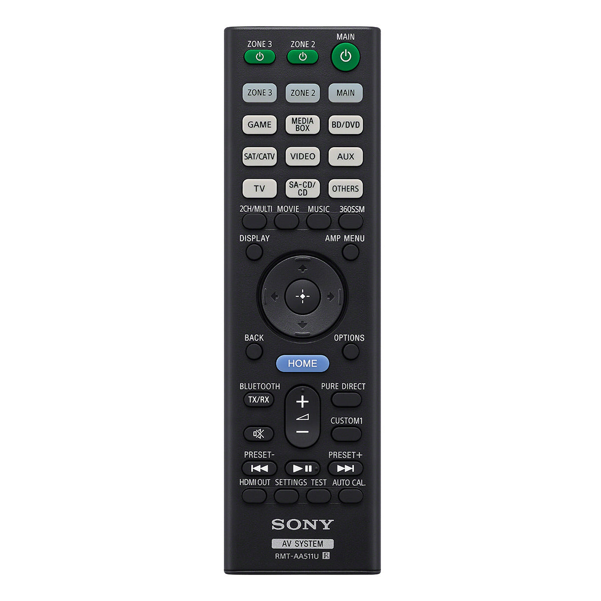 Sony STR-AZ1000ES 7.2 Channel 8K Home Theater AV Receiver with Sonos Port Wi-Fi Network Streamer