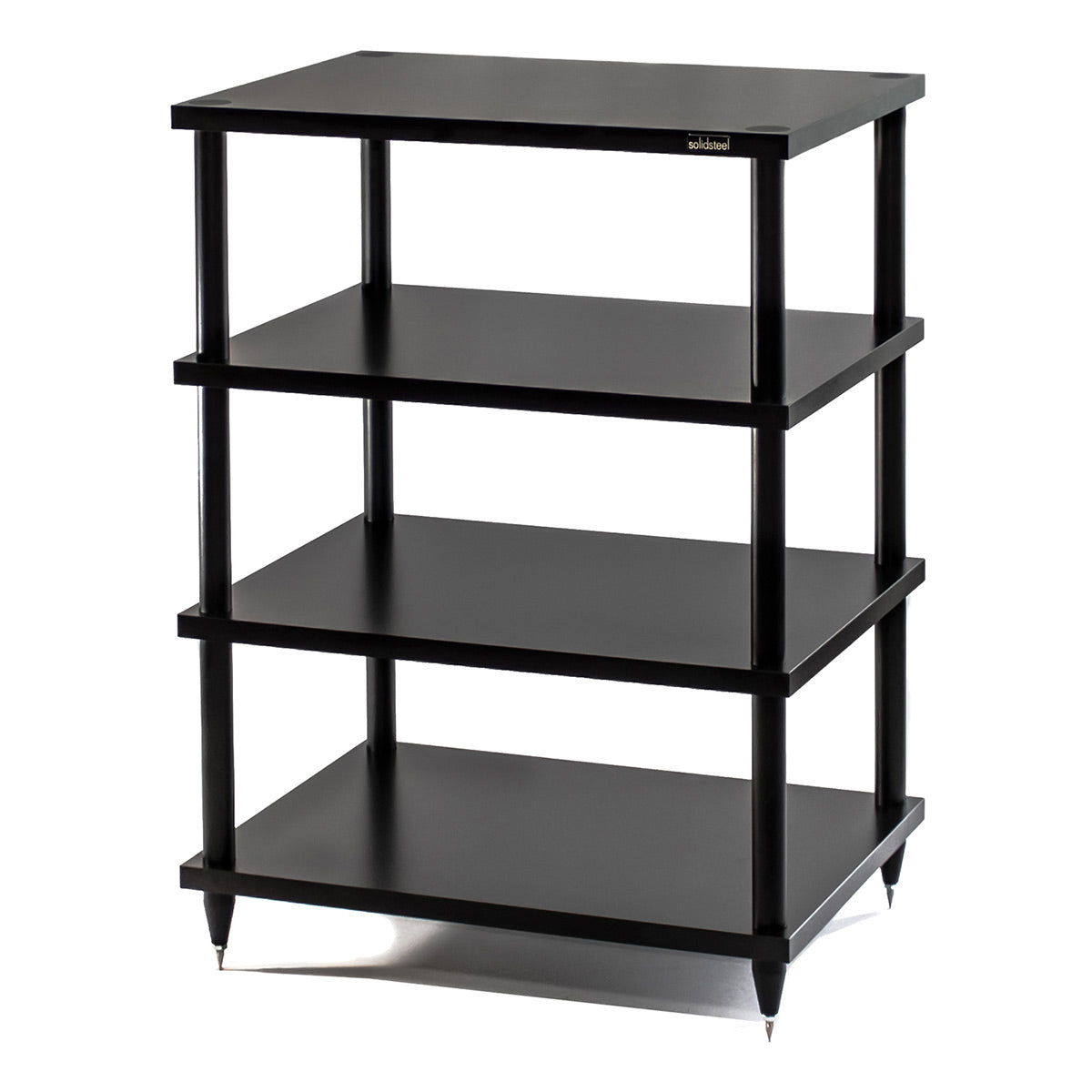 Solid Steel S24 4Shelf HiFi AV Rack (Black) World Wide Stereo