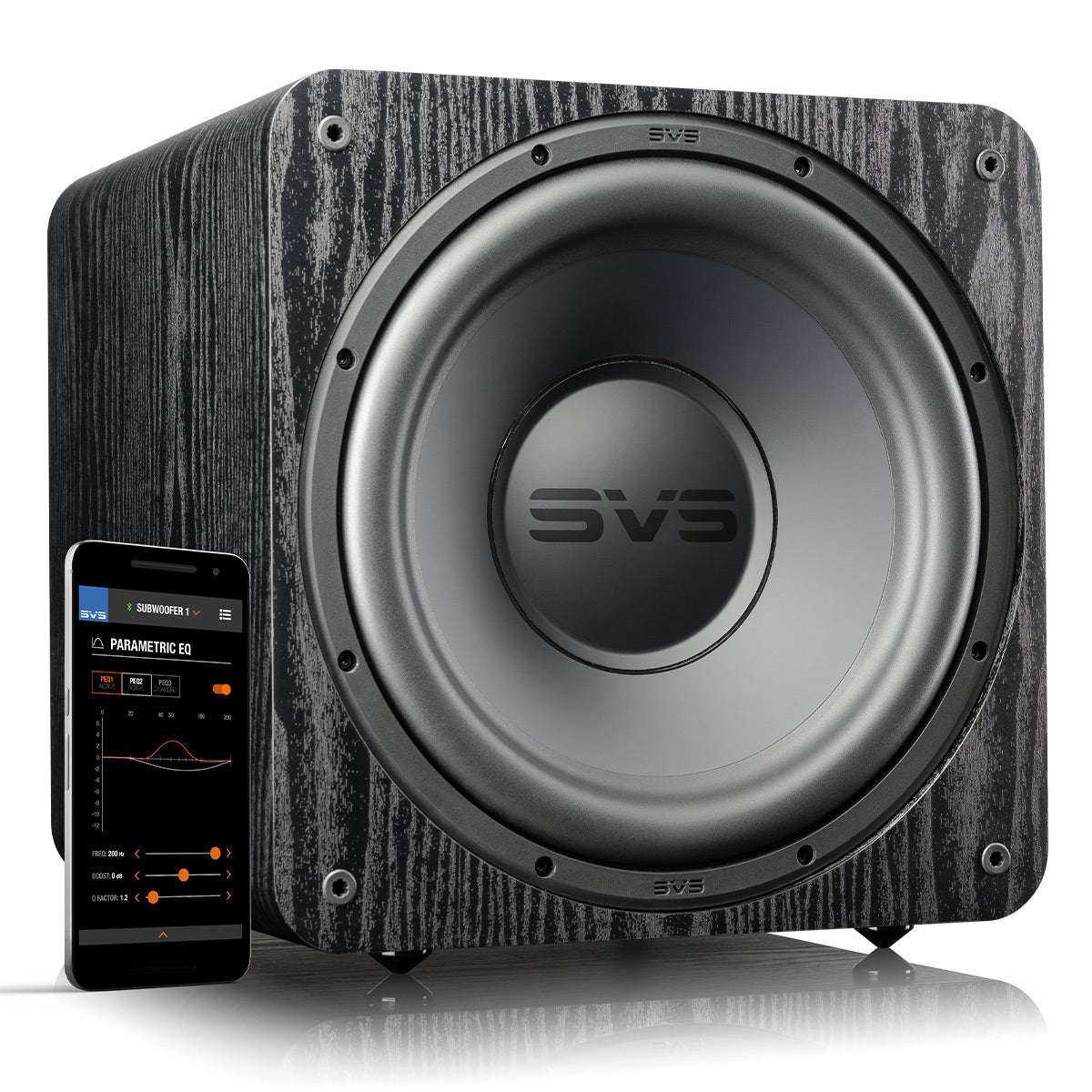 SVS SB-1000 Pro Sealed Subwoofer with SoundPath Isolation System (Black Ash)