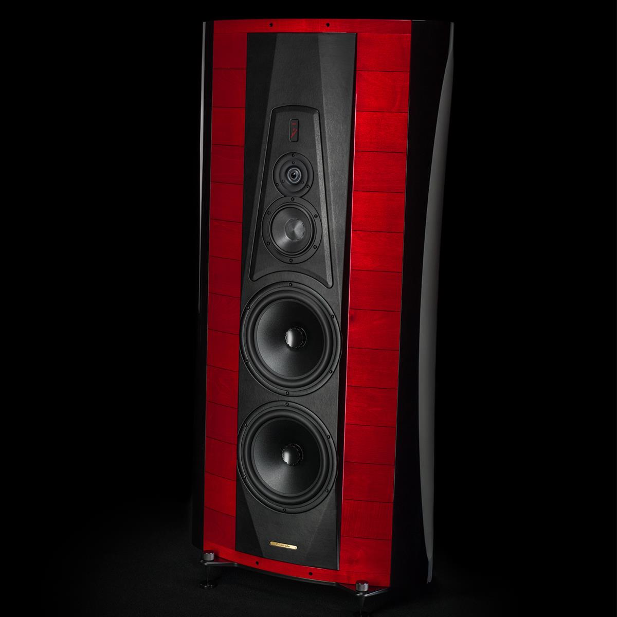 Sonus faber Stradivari Floorstanding Speakers - Pair (Red High Gloss)