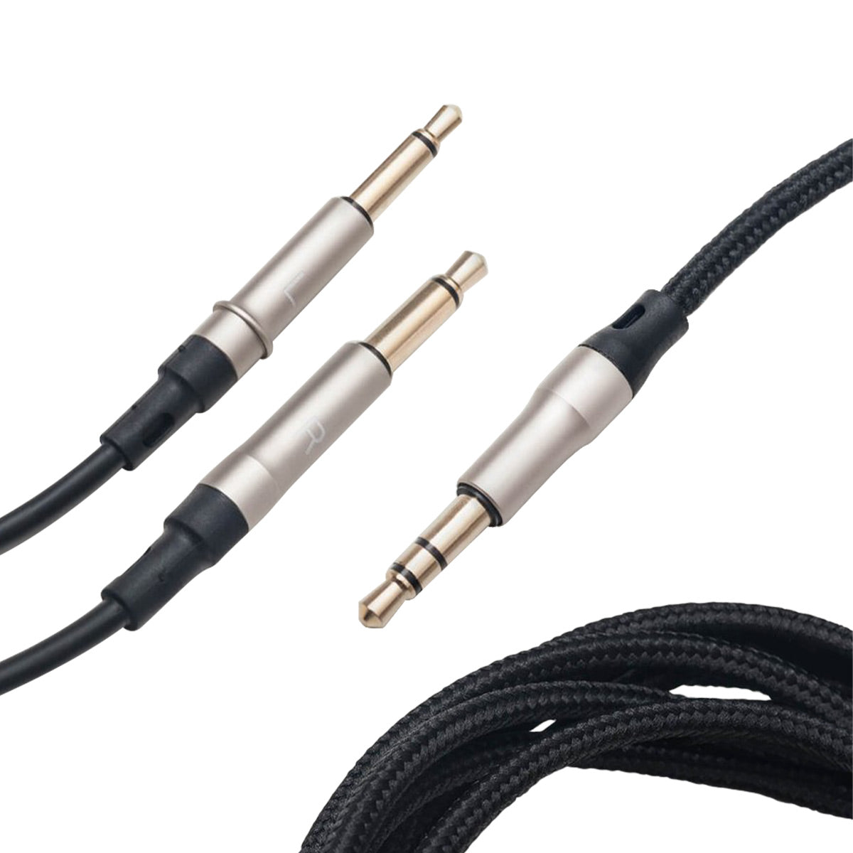 Meze Audio Mono 3.5mm 99 Series Silver Standard Cable - 9.94 ft,