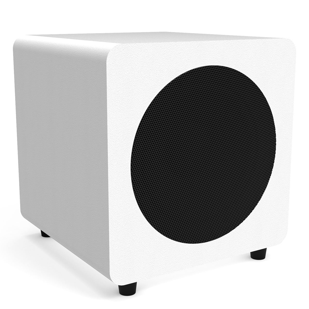 Kanto SUB8 8" Powered Subwoofer Bundle with AudioQuest Jack Russell Subwoofer Cable - 4m (White)