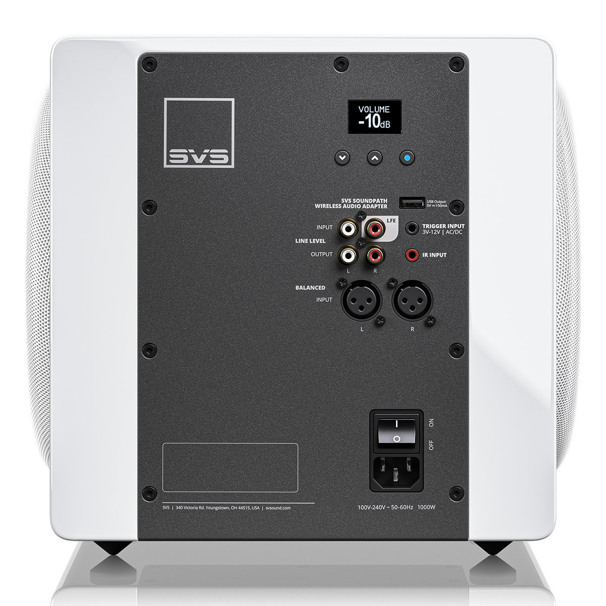 SVS 3000 Micro R|Evolution Dual 9" Subwoofers - Pair (White Gloss)