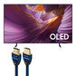 Samsung S85F 65 Inch 4K OLED Smart TV with AudioQuest SKY 3m HDMI Cable