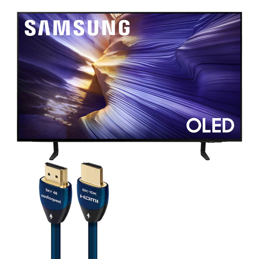 Samsung S90F 42 Inch 4K OLED Smart TV with AudioQuest SKY 3m HDMI Cable