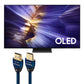 Samsung S90F 83 Inch 4K OLED Smart TV with AudioQuest SKY 3m HDMI Cable