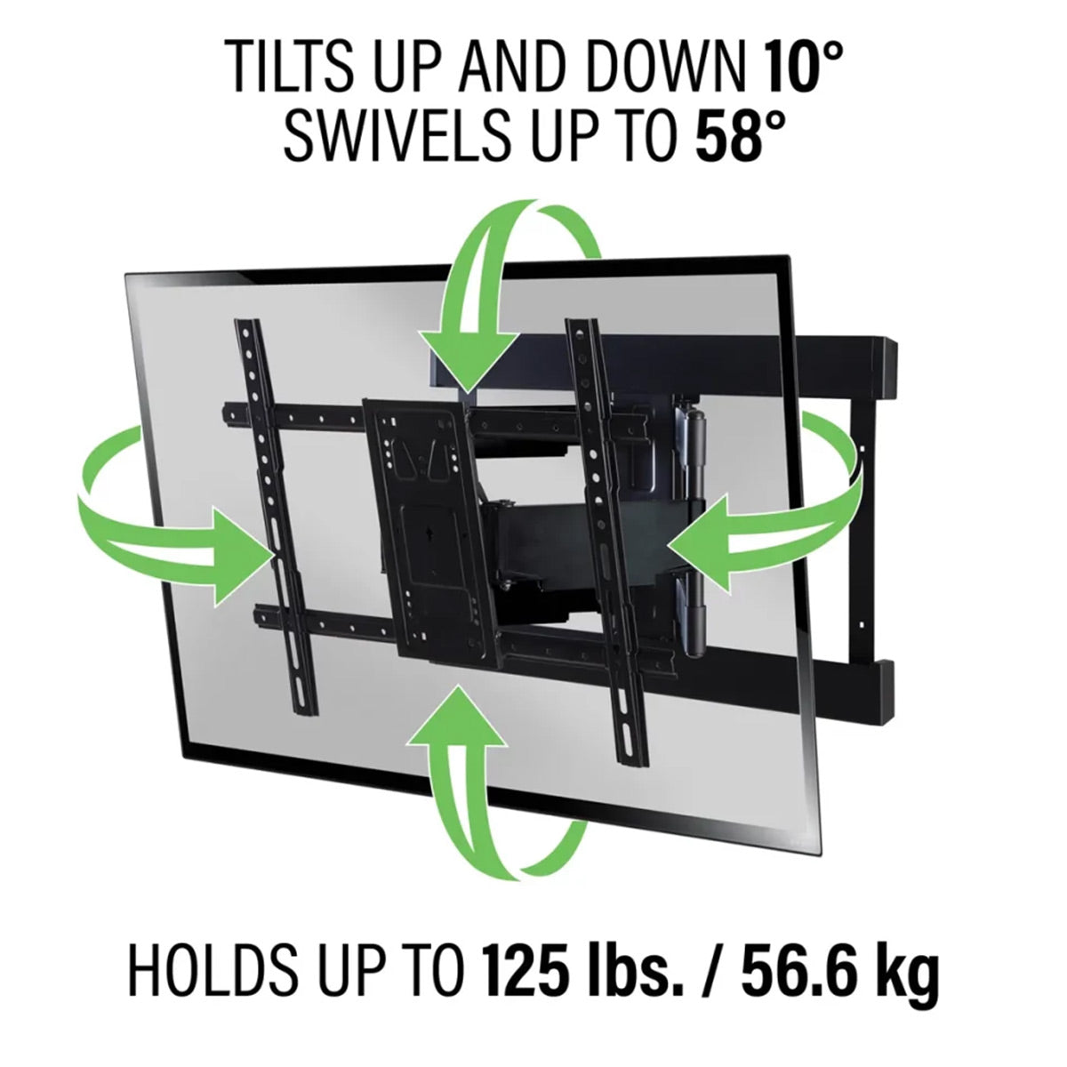 Sanus VLFS820-B2 Super Slim Full-Motion TV Mount for 40 - 90" TVs