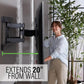 Sanus VLFS820-B2 Super Slim Full-Motion TV Mount for 40 - 90" TVs