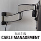 Sanus VSF716 Small Full Motion TV Mount for 19" - 40" TV (Silver)
