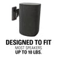 Sanus WSWMU2-B2 Universal Wireless Speaker Mount - Pair
