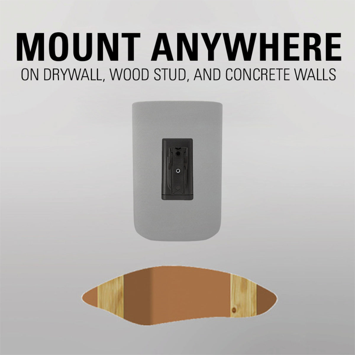 Sanus WSWMU2-B2 Universal Wireless Speaker Mount - Pair