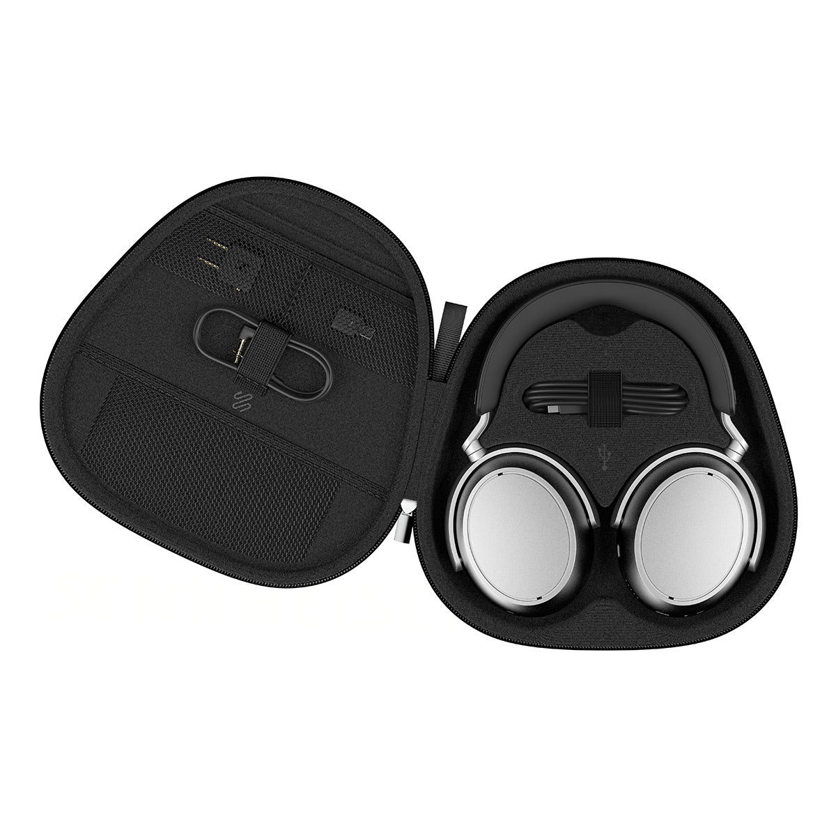Sennheiser HDB 630 Noise Cancelling Wireless Headphones with Bluetooth&reg; Adapter (Lunar Silver)