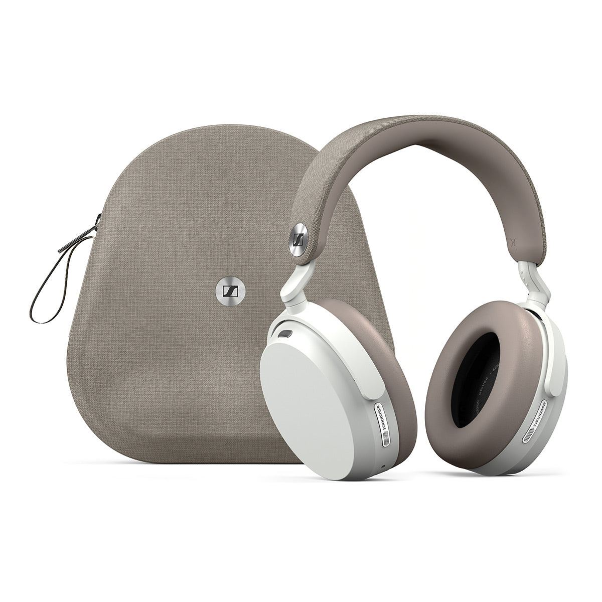 Sennheiser Momentum 5 Adaptive Noise-Cancelling Around Ear Bluetooth Wireless Headphones (White)