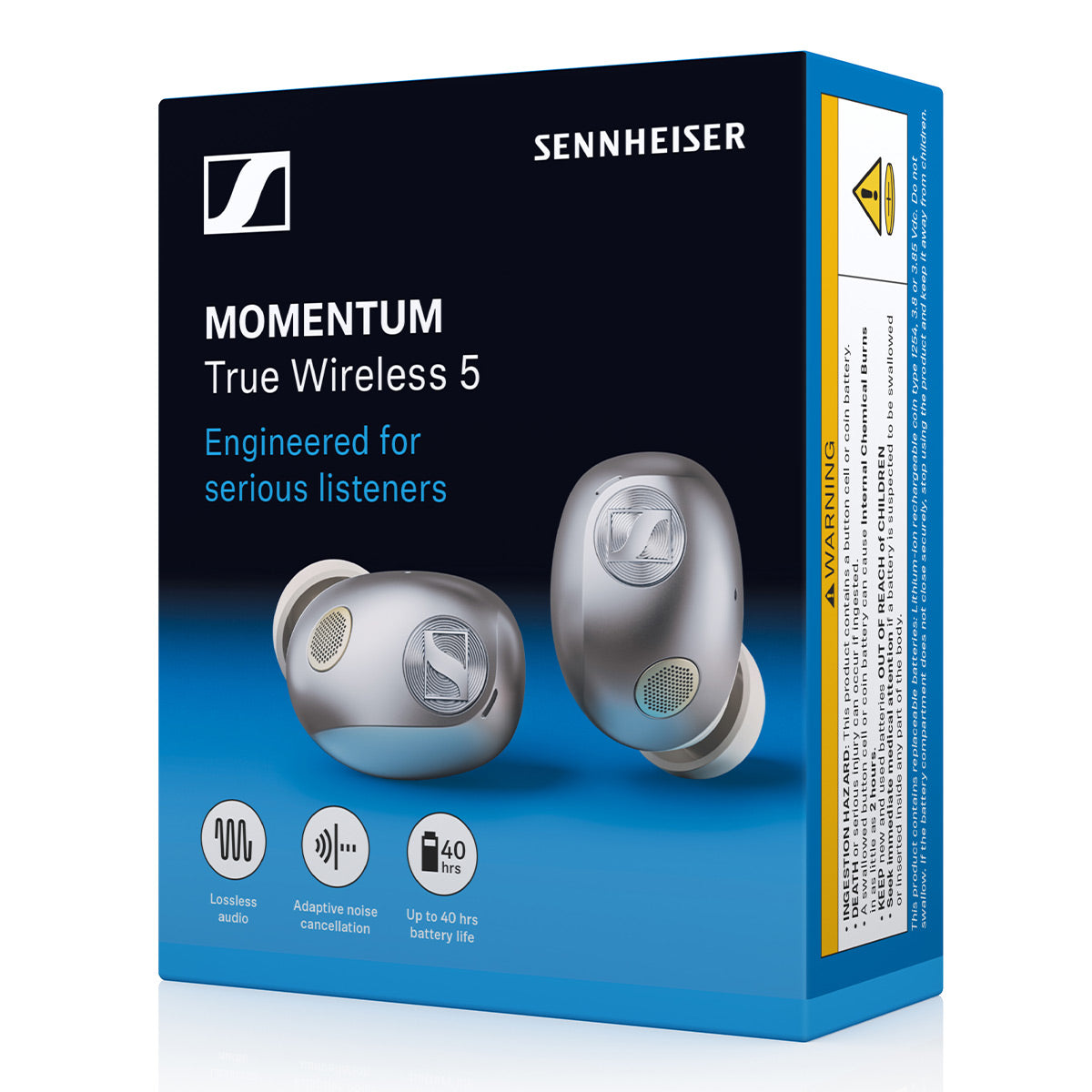 Sennheiser Momentum True Wireless 5 Adaptive Noise Cancelling Bluetooth Earbuds (Cream)