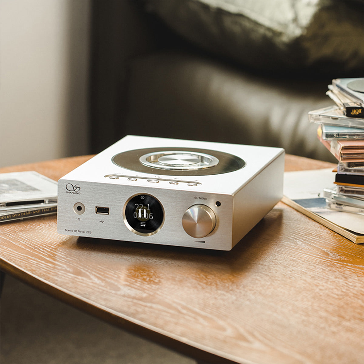 Shanling EC3 Compact CD Player with DAC (Silver)