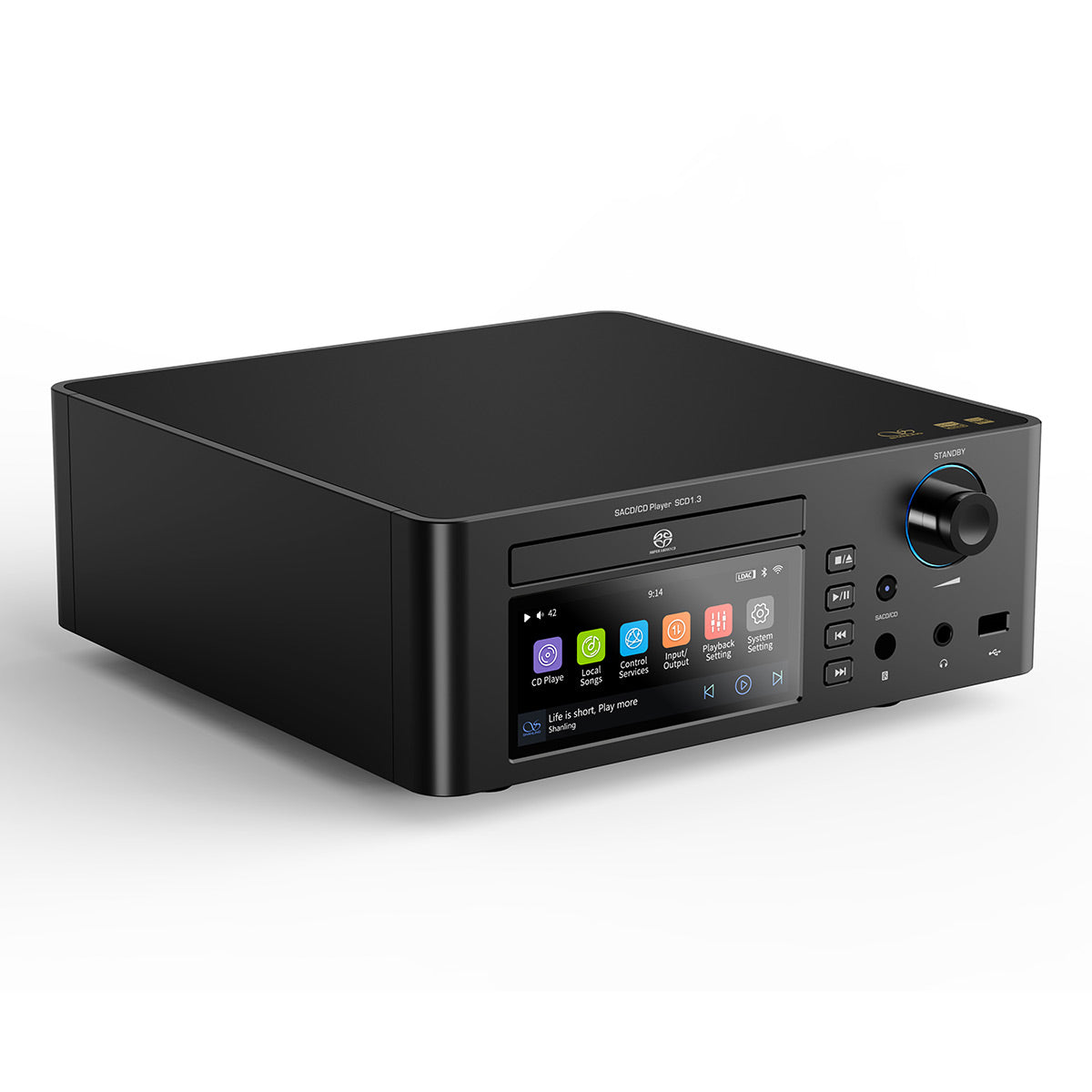 Shanling SCD1.3 SACD Player & Headphone Amplifier (Black)
