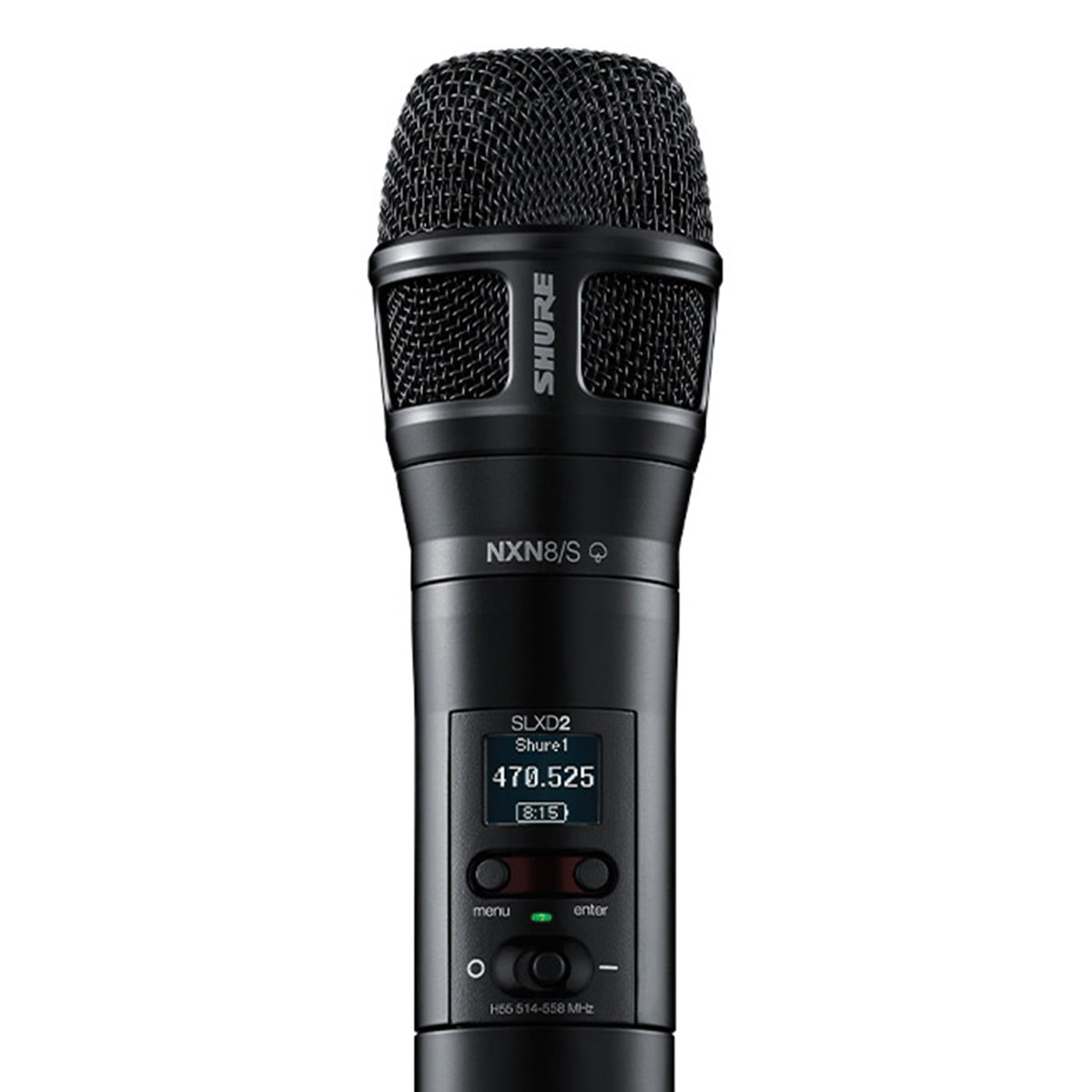 Shure SLXD2/N8CB Nexadyne Wireless Handheld Cardioid Microphone