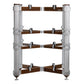 Solid Tech Rack of Silence 4 Regular Audio Rack (Walnut/Silver)