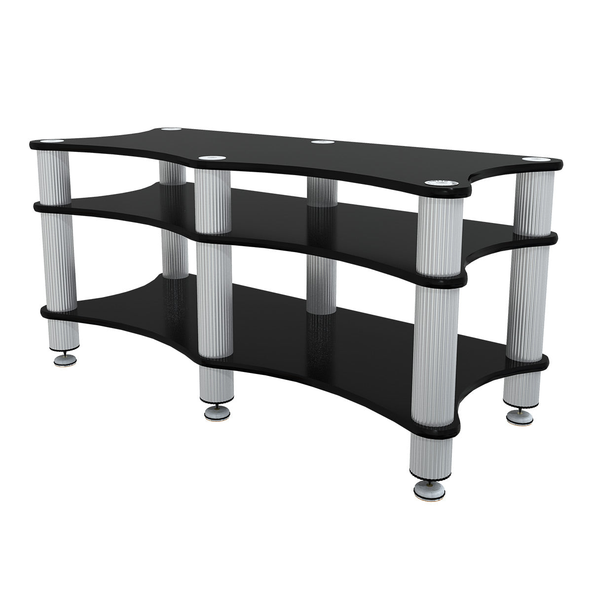 Solid Tech Radius Duo 3 Audio Rack (Black/Silver)