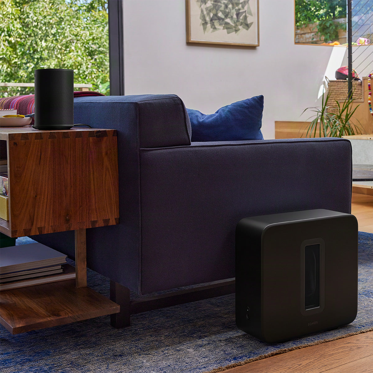 Sonos Era 100 SL Compact Wireless Smart Speakers - Pair (Black)