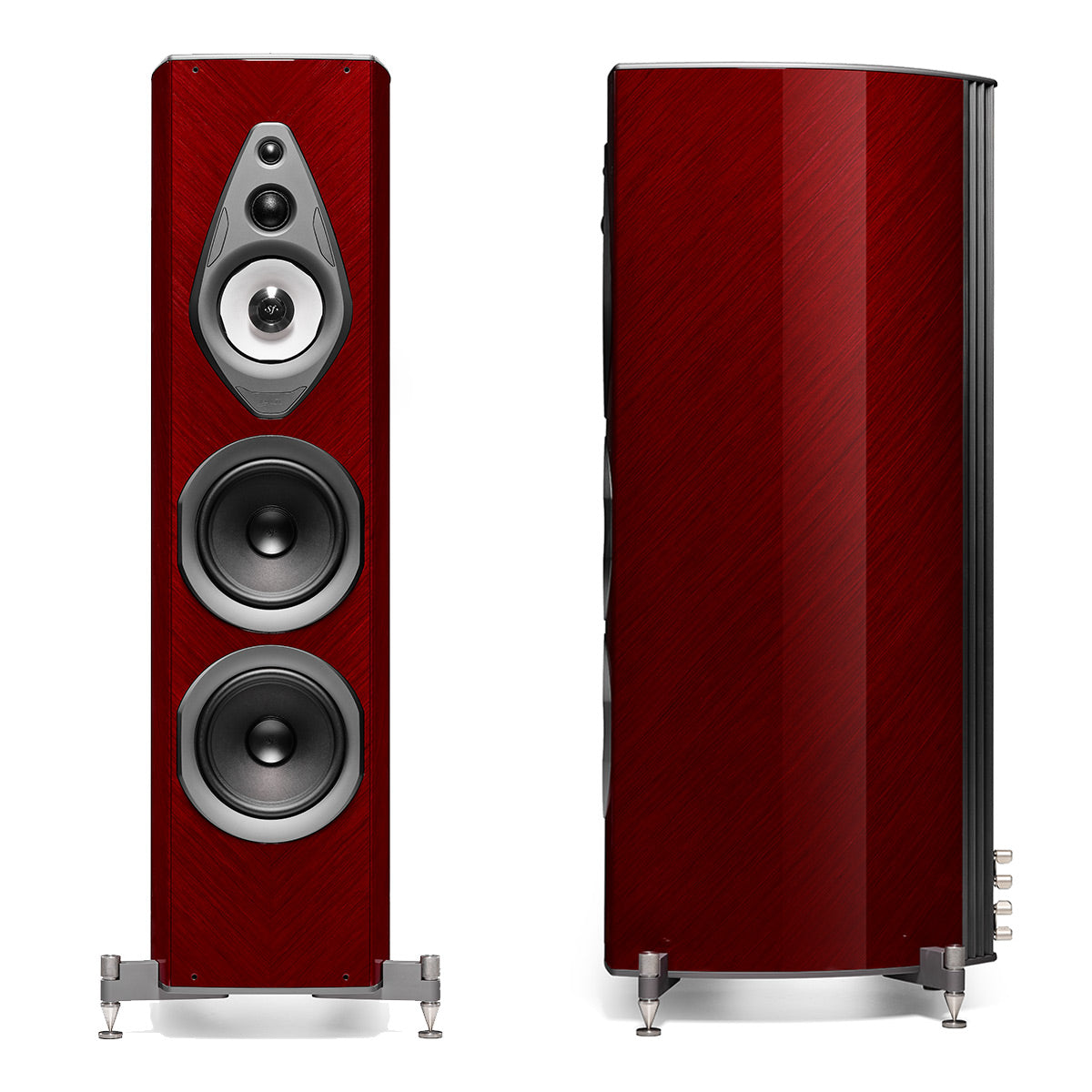Sonus faber Amati Supreme Floorstanding Speakers - Pair (Red)