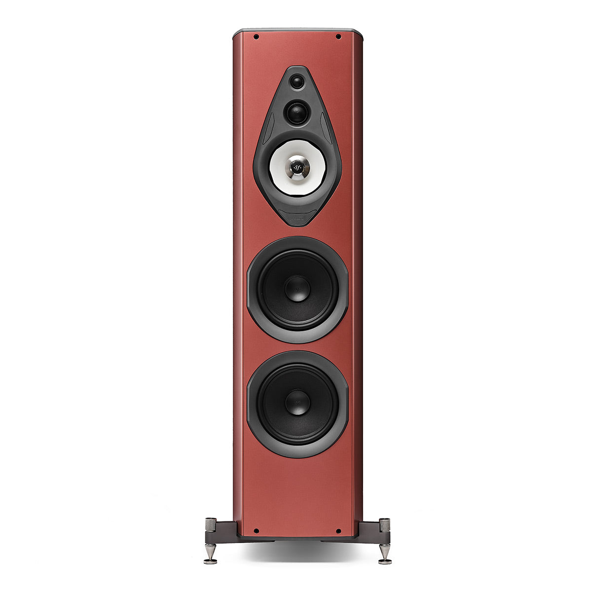 Sonus faber Amati Supreme Floorstanding Speakers - Pair (Terra Rosa)
