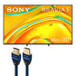 Sony BRAVIA 5 65 Inch Mini LED 4K HDR TV with AudioQuest SKY 3m HDMI Cable