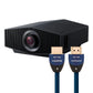 Sony VPL-XW6100ES 4K Laser Projector with AudioQuest SKY 48 3m HDMI Cable (Black)