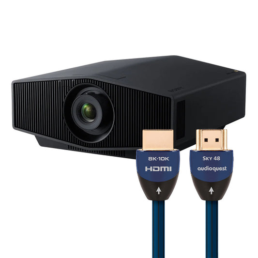 Sony VPL-XW5100ES 4K Laser Projector with AudioQuest SKY 3m HDMI Cable (Black)