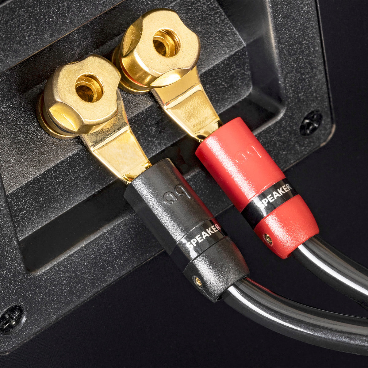 AudioQuest SureGrip&reg; 300 Gold Multi-Spade Speaker Connectors - 4-Pack