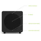 Kanto SUB8 8" Powered Subwoofer Bundle with AudioQuest Jack Russell Subwoofer Cable - 4m (Black)