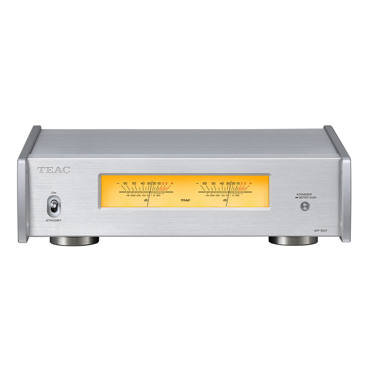 TEAC AP-507 Stereo Power Amplifier (Silver)