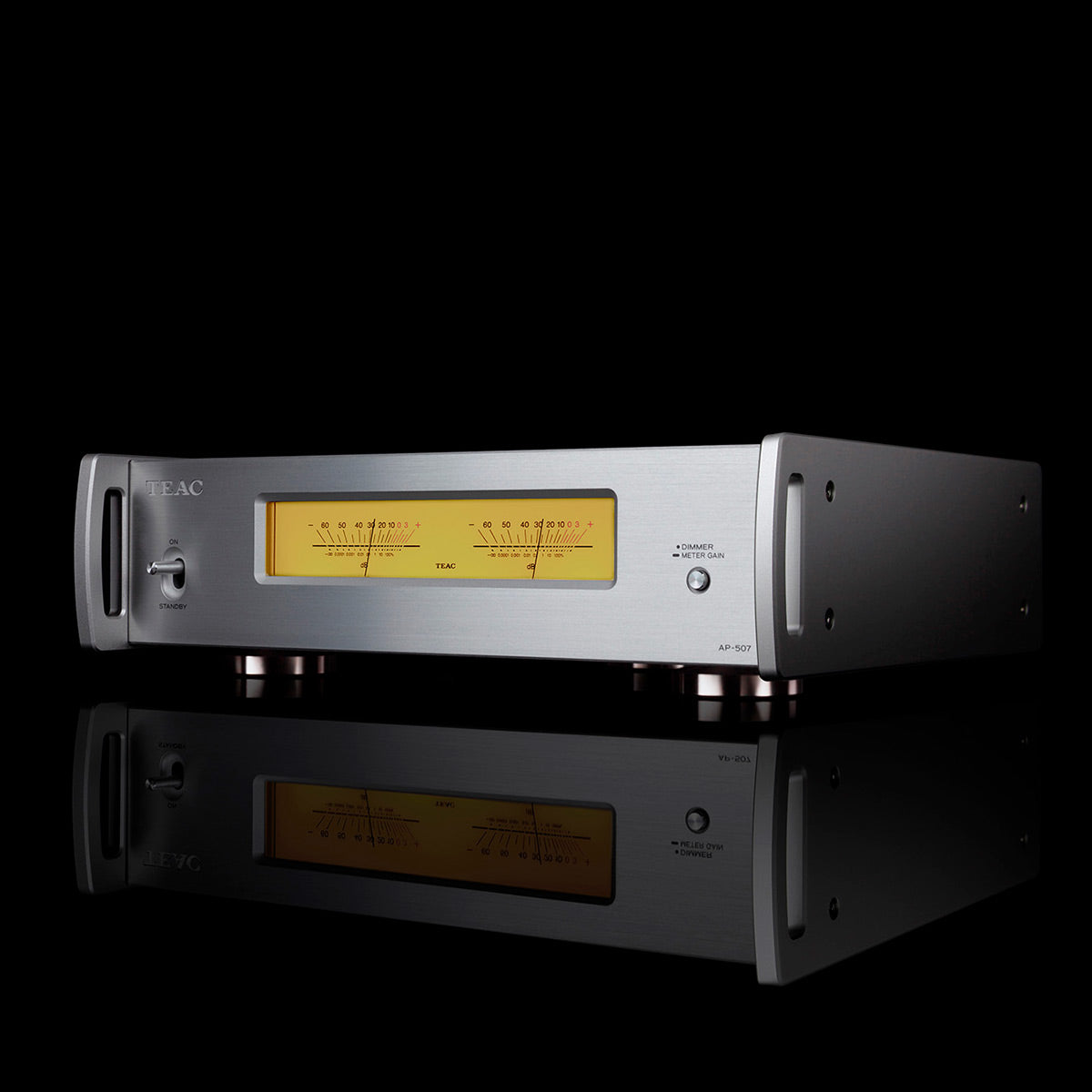 TEAC AP-507 Stereo Power Amplifier (Silver)