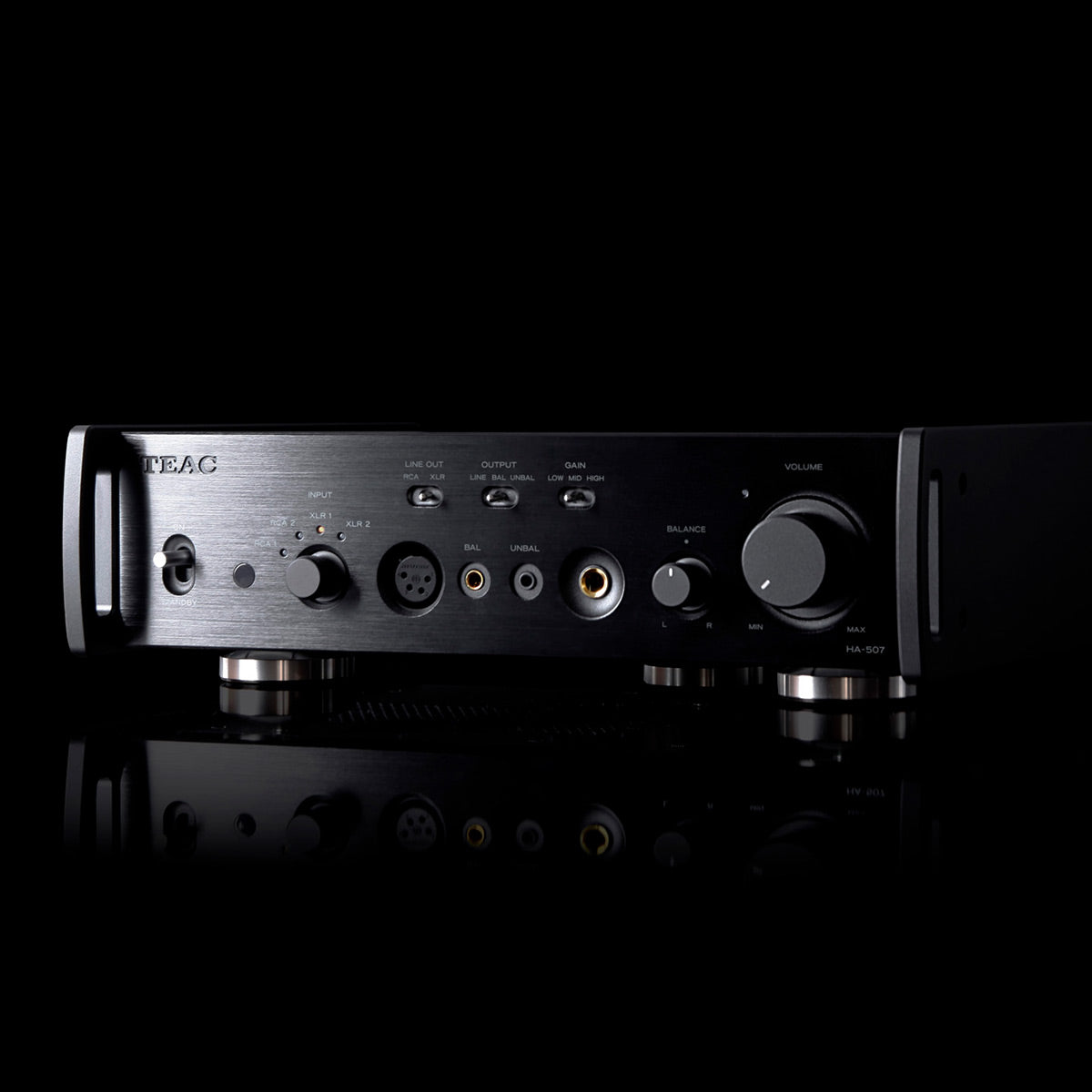 TEAC HA-507 Headphone Amplifier (Black)