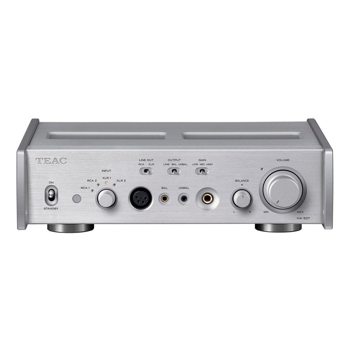 TEAC HA-507 Headphone Amplifier (Silver)