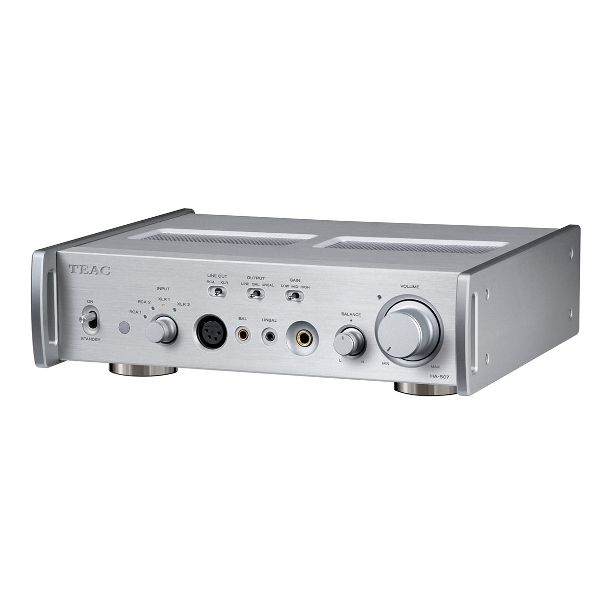 TEAC HA-507 Headphone Amplifier (Silver)