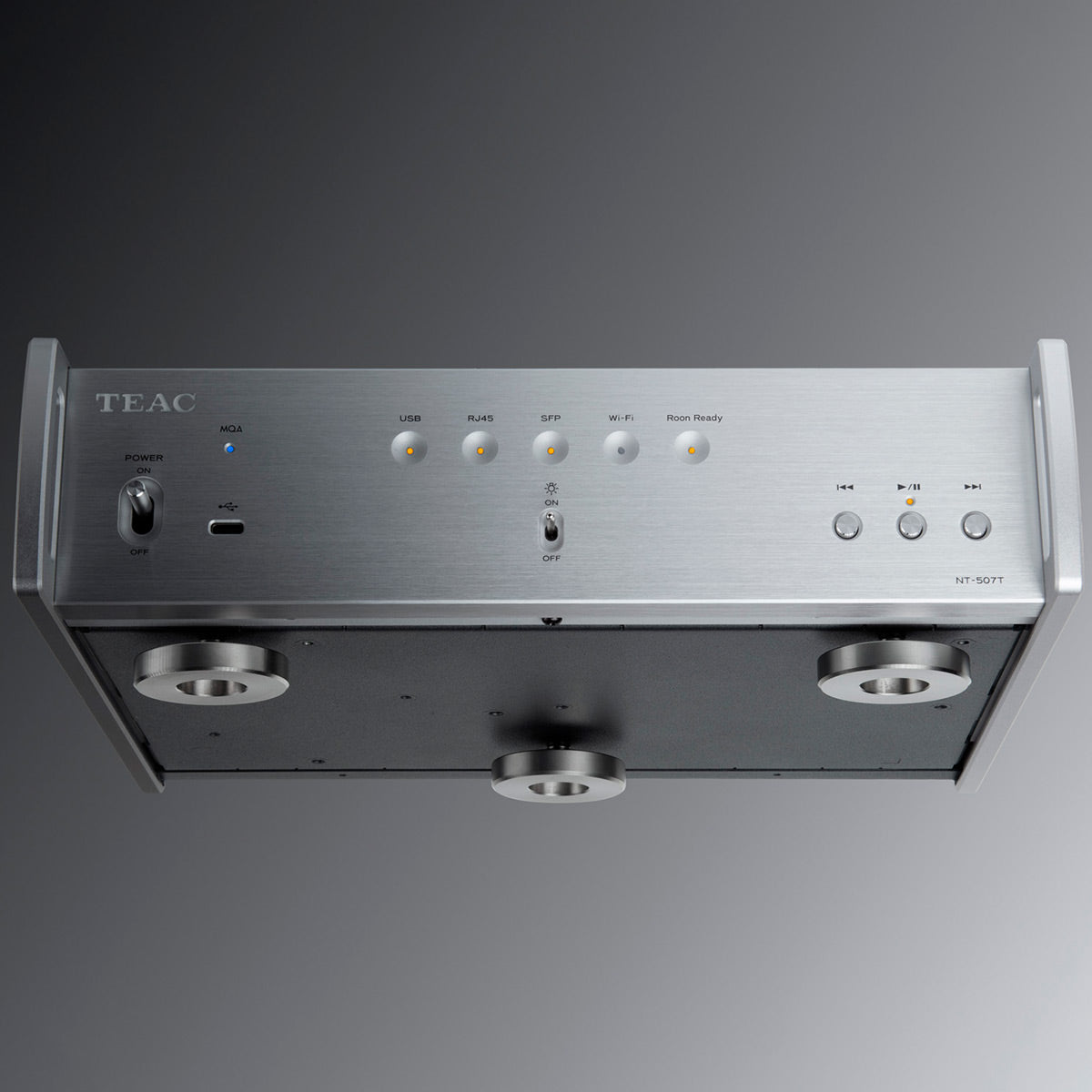 TEAC NT-507T Network Audio Player & Transport (Silver)