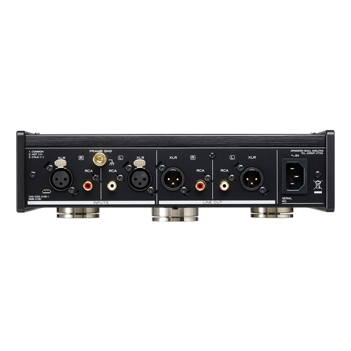 TEAC PE-505 Fully Balanced Phono Preamplifier (Silver)
