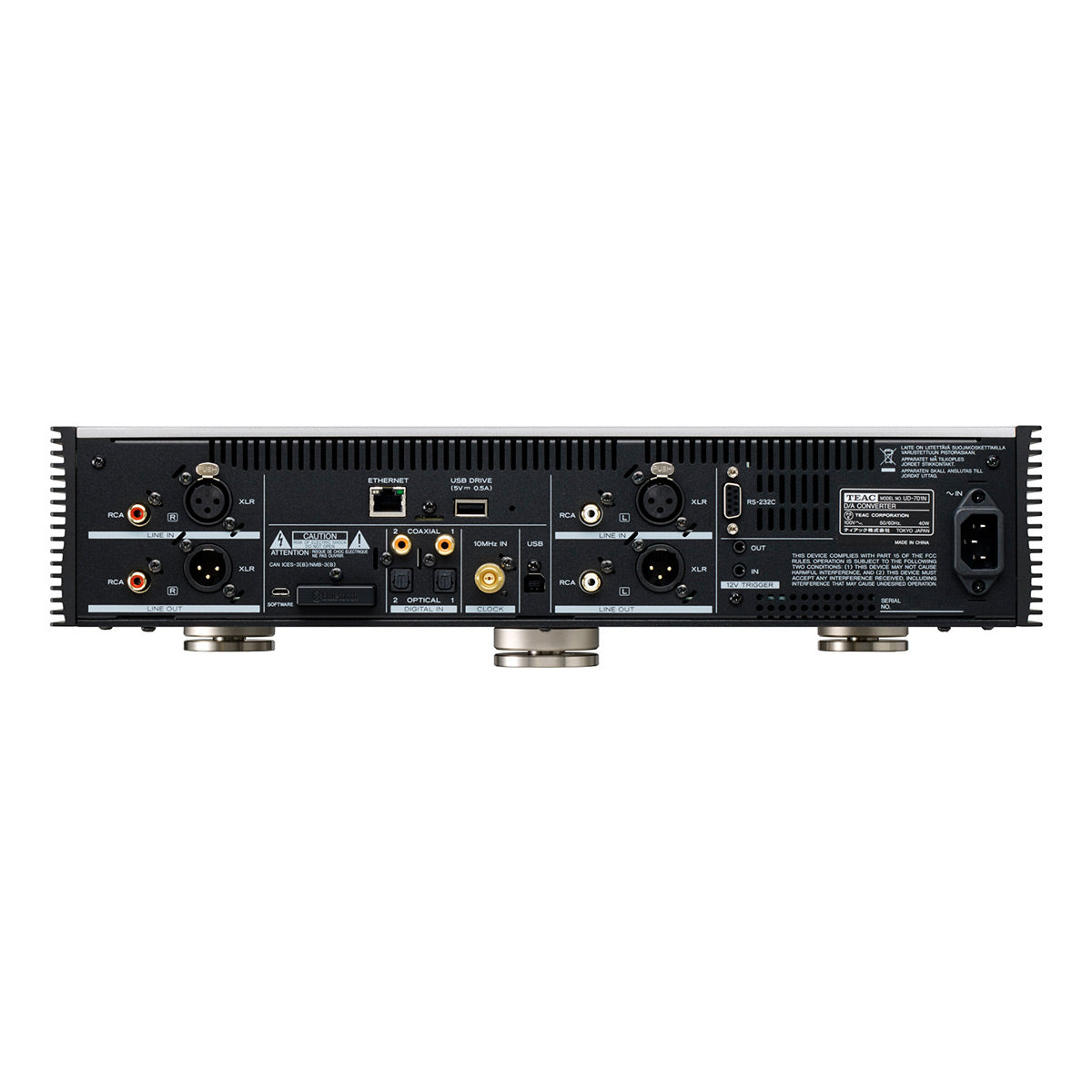 TEAC UD-701N Network Audio Player, DAC, & Preamp (Silver)