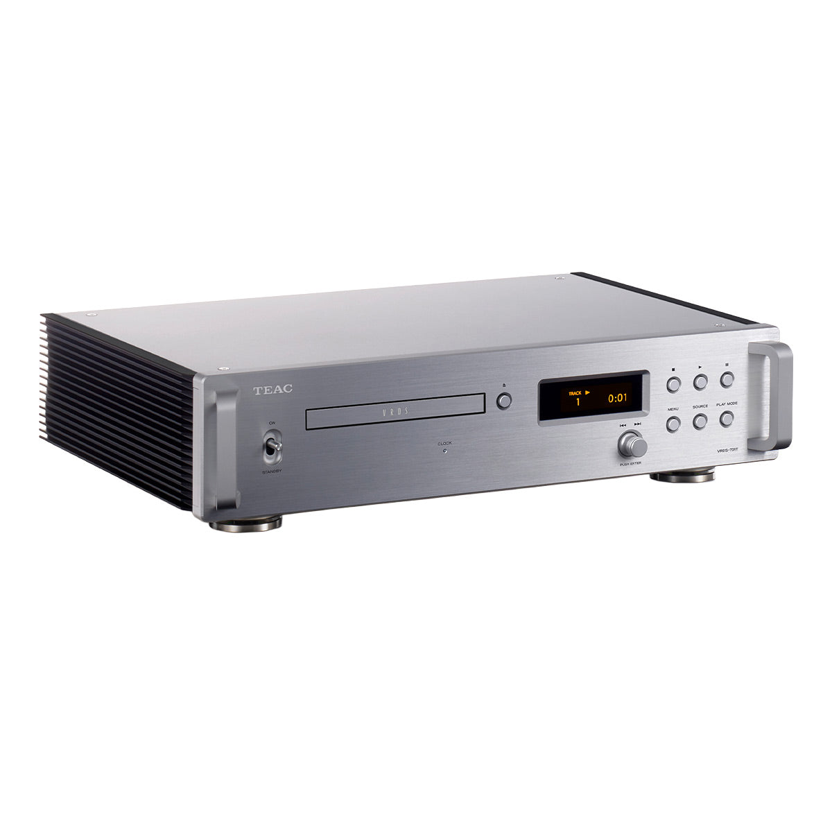 TEAC VRDS-701T CD Transport with MQA Decoding & External Clock Input (Silver)