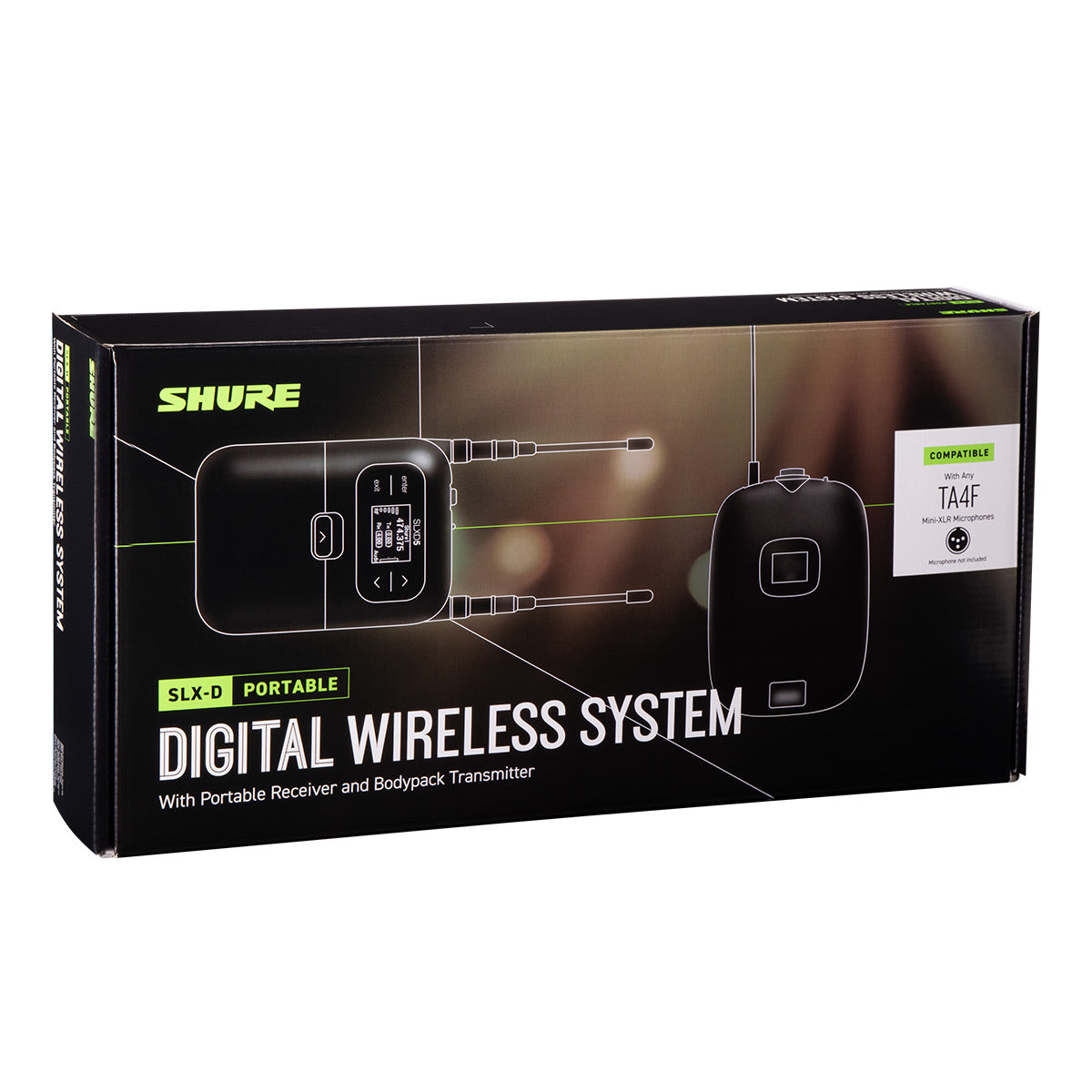 Shure SLXD15 Portable Digital Wireless Bodypack System (G58)