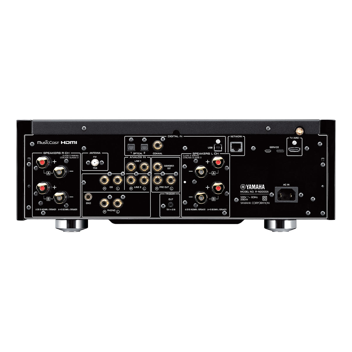 Yamaha Yamaha R-N2000A Network Receiver Bundle with AudioQuest Sky 3m HDMI