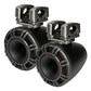 Kicker 44KMTC9 9" Full-Range Marine Tower Speakers - Pair (Charcoal)