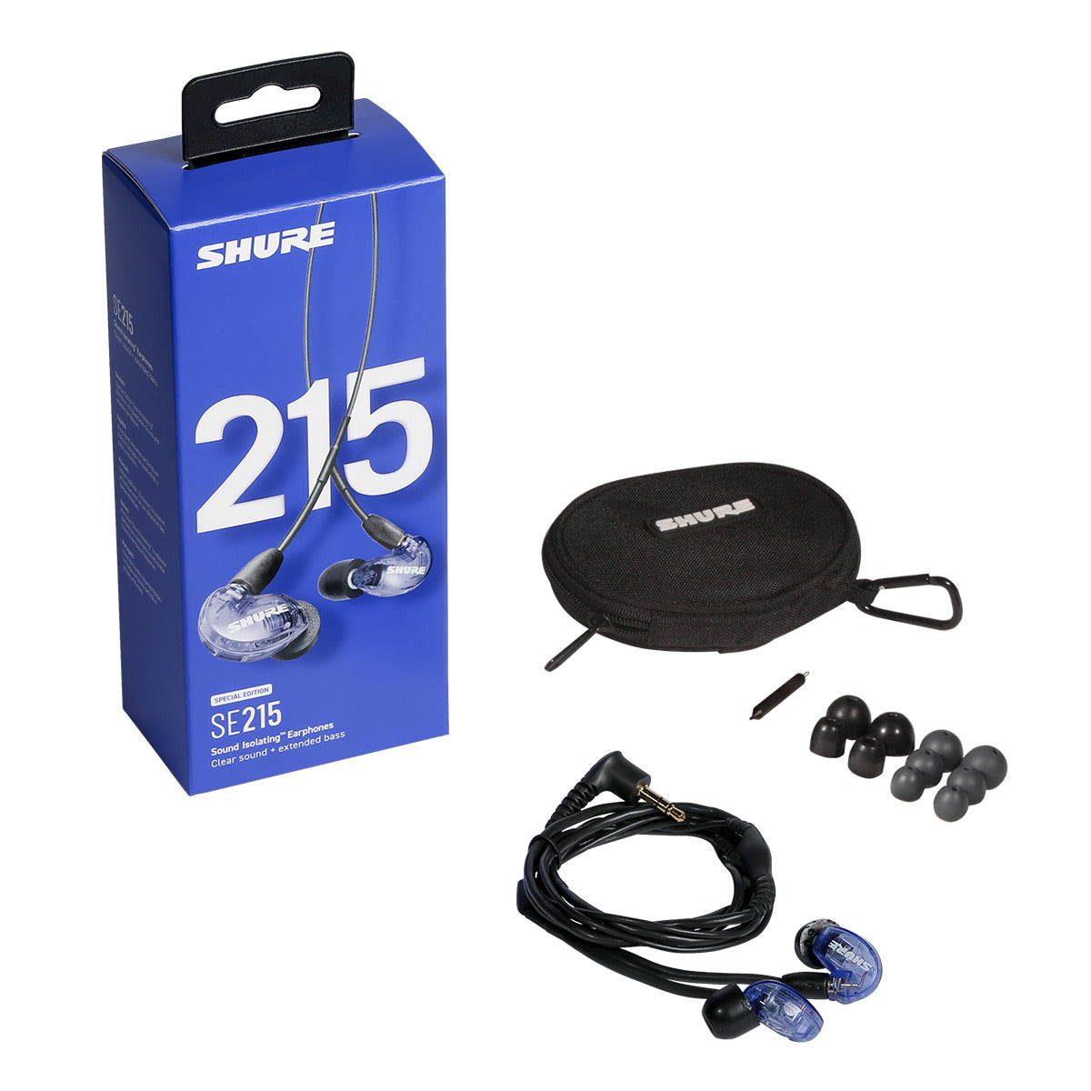 Shure SE215 Professional Sound Isolating Earphones (Special Edition Purple)