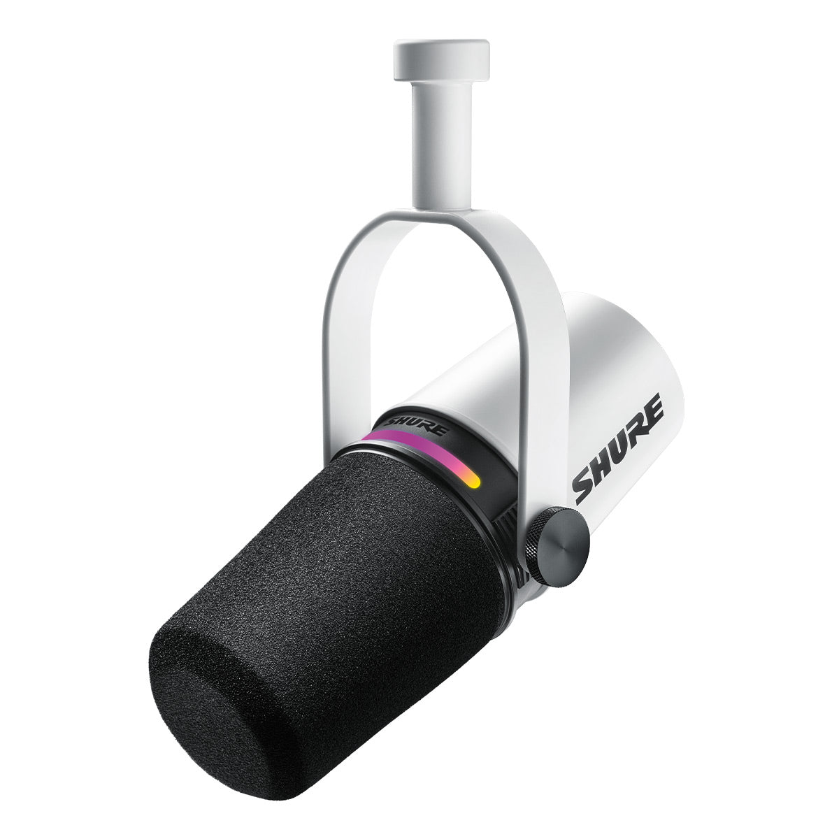 Shure MV7+ Hybrid Output USB-C & XLR Podcast Microphone (White)