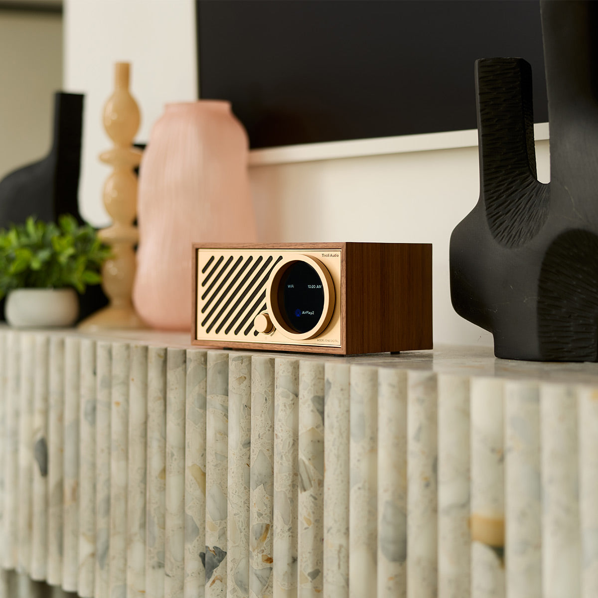 Tivoli Audio Model One Digital Wi-Fi & Bluetooth Tabletop FM Radio - Gen. 3 (Walnut/Gold)